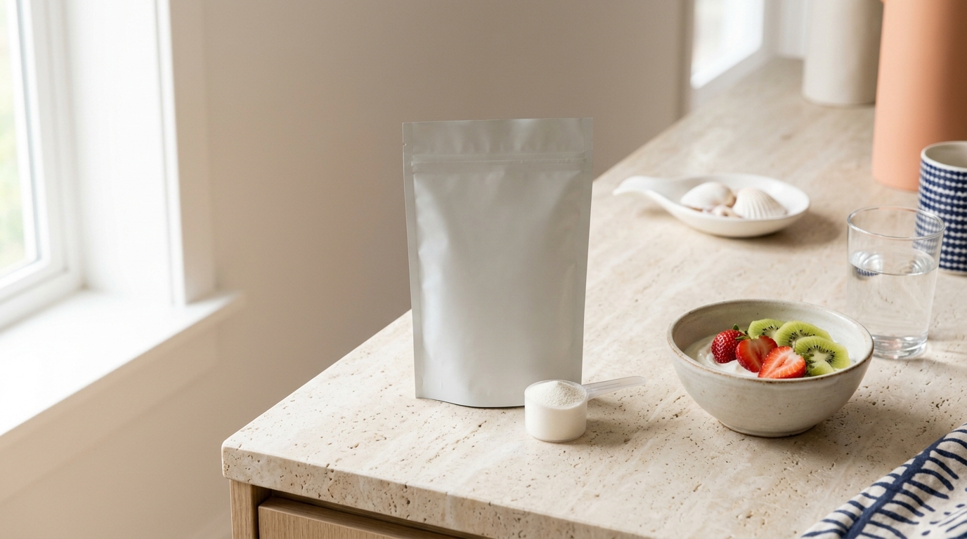 découvrez quel dosage de collagène marin prendre par jour, selon sa forme et vos besoins, ainsi que les conseils pour l’intégrer à votre routine.